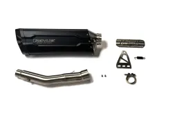 Slip On REMUS 8 2.0 Sportauspuff Triumph Tiger 900 GT, Edelstahl schwarz, RACING