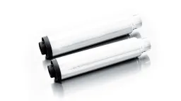 2x Sportauspuff Harley Davidson Softail, Edelstahl chrome, Ø 102 mm, ohne Katalysator, wählbare Endkappen, mit ASC – (CAN-Bus gesteuertes Klappensystem), inkl. EG Genehmigung