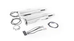 2 x CUSTOM Schalldämpfer Slip-On Ø 90 mm mit Kat. (wählbare Endkappen), ASC, Edelstahl chrom, inkl. (EG-) Genehmigung