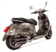 REMUS RSC DUAL FLOW Schalldämpfer Carbon Vespa GTS 125-250-300 ie Super ab 05, EG BE